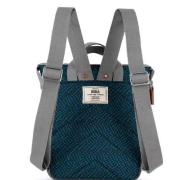 NWT Ori London Bantry Backpack in Deep Teal Snake Small - Picture 2 of 4